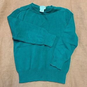 Crewcuts 3T green crewneck sweater